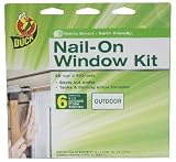 Duck Brand 1285200 6-Window Outdoor Storm Window Kit