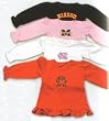 Long Sleeve Collegiate Frill Shirt