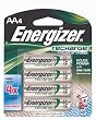Energizer New Recharge Batteries, AA, 4-Count