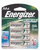 Energizer New Recharge Batteries, AA, 4-Count