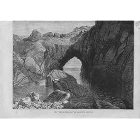 Devils Frying Pan Cadgewith Cornwall 1874