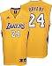 Search : Kobe Bryant Los Angeles Lakers Gold Youth Replica Adidas NBA Jersey