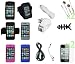 CrazyOnDigital Accessories - Case Charger and Cable Screen Protector Kit - 17 Item Combo Pack for Apple iPhone 4G