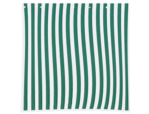 Siena Garden 553906 Seitenteile Falt-Pavillon, gr&uuml;n/wei&szlig; 1x mit u. 1x ohne Fenster 195 x 295 cm