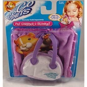Go Go Pets Hamster Carrier And Blanket Purple