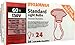 SYLVANIA 10489 60-Watt 130-Volt A19 Household Bulb, 24 Pack 60A CVP, 24PK