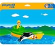 Playmobil - 6739 - Jeu de construction - P�cheur / bateau / dauphin