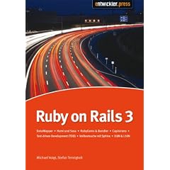 Ruby on Rails 3: DataMapper / HAML und SASS / RubyGems & Bundler / Capistrano / Test Driven Development (TDD) / Volltextsuche mit Sphinx / I18N & L10N