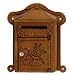 Mail Box Solid Cast Iron Slotted Keyed Pony Express
