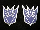 Transformers Decepticons Aluminum Emblems Purple