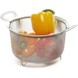 RSVP Endurance Stainless Steel 3 Quart Wide Rim Mesh Basket