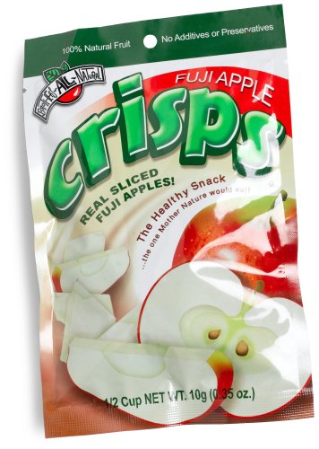 Brothers-ALL-Natural Fuji Apple Crisps, 0.35-Ounce Bags (Pack of 24)