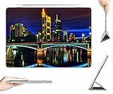 iPad Mini 3 / Mini 2 / Mini Case   Transparent Back Cover - Frankfurt at night - [Auto Wake/Sleep Function] [Ultra Slim] [Light Weight]