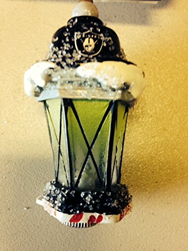Oakland Raiders Light up Lantern Ornament Oakland Raiders Light up Lantern Ornament