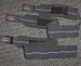 Hybrid Convict/Strangulator mix "BLUE LINE" Wrist Wraps 12" HYBRID BLUE LINE Wrist Wraps 12" HYBRID Convict/Strangulator design **MIX** Wrist Wrap:Black/Blue line 12". It's a genius mix of the 2 designs) ***Falls in the Heavy or Super Heavy:area,.......it's that good of a mix,......so you can basically use them for:either. AND you can use them for training AND at your event, use the:same wrap,......don't think so,....give it a try,.....this is an absolute wickedly:designed Wrap material. Best of the best all in one for Heavy and S/Heavy:lifting. Comfort (not cast like) but TOUGH strong material that rebounds WELL!!!