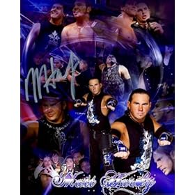  Matt Hardy - Autographed WWE Wrestling 8x10 Photo (collage)