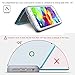 TORU CX PRO Compatible with Samsung Galaxy Note 4 Case - Protective Dual Layer Wallet with Hidden Card Holder + ID Card Slot Hard Cover & Mirror - Red