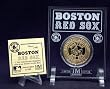 Boston Red Sox Gold Coin in Archival Etched Acrylic Coins - MLB Baseball