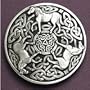 CELTIC KNOT HORSES Belt Buckle Irish Gothic Ireland St. Patrick's Day