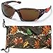 VertX Mens Camouflage Sunglasses Sport Fishing Hunting Outdoor Free Camo Pouch