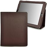 CaseCrown Bold Standby case for Apple iPad 2 (Built-in magnet for Apple Smart Cover's sleep & awake) - Brown