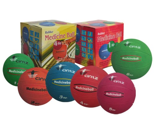 2.2 lbs rubber medicine ball
