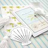 A Jewel From the Sea Seashell Bookmark (Set of 48) - Baby Shower Gifts & Wedding Favors