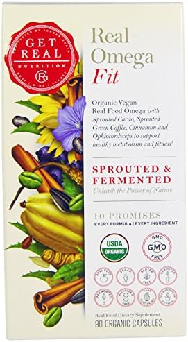 Get Real Nutrition, Real Omega Fit, 90 Organic Capsules - 2pc
