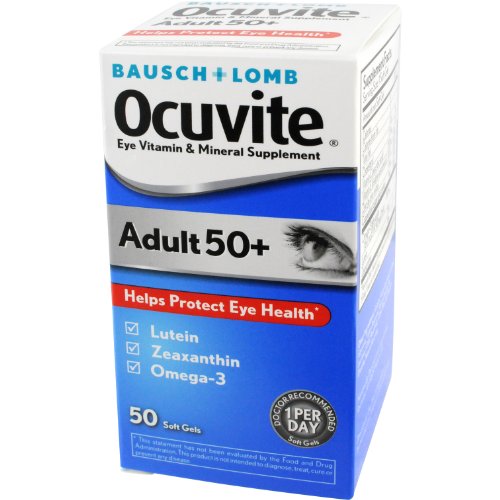 Bausch + Lomb Ocuvite Adult 50+ Vitamin and Mineral Supplement with