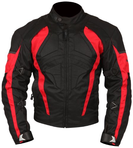 Milano sport gamma motorcycle jacket with red accent (b…