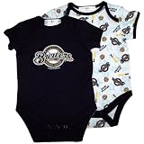 Milwaukee Brewers Baby Boys Onesie Set