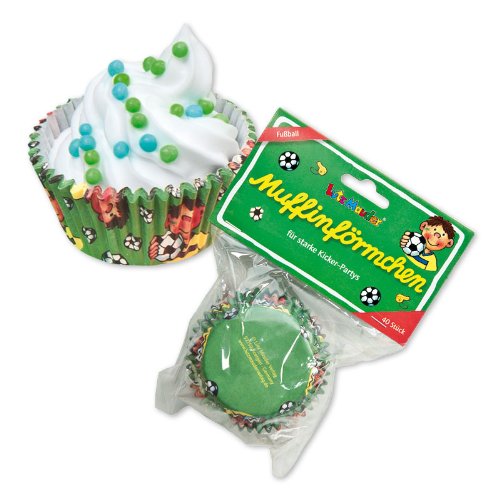 40 Muffinförmchen * Fussball - Fritz Flanke 
