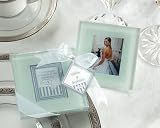 theWeddingFavorBar - Forever Frosted Photo Coasters - Wedding Favors