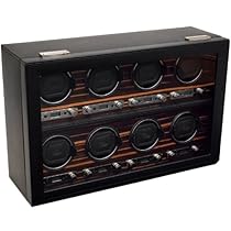 Big Sale Wolf Designs 459356 Roadster 2.7 Eight Module Cover Ebony Watch Winder