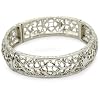 1928 Jewelry Silver Vines Stretch Bracelet