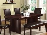 Rectangular Dining Table with Espresso Finish