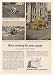 1960 IH International Harvester Cub Tractor Mower Print Ad (47317)