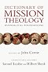 Dictionary of Mission Theology: Evangelical Foundations