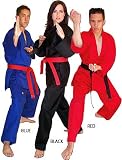 Martial Arts V - Neck Black Uniform - 160cm