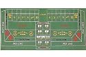 Casino Style Craps Felt Layout - Great for Casino Nights!
