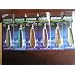 LOT of 12 Assorted Colors Laser Fishing Spoons Trolling Casting Salmon Pike Trout Bass Glow 4"