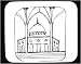Mouse Pad with black and white, mosque, Palistine, Jerusalem, Israel, Dome of the Rock, worship, Islam, Middle East, Muslim