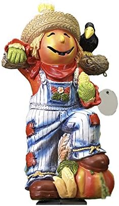 PPR Direct Marketing 10047 Solar Scarecrow Statue, 10"
