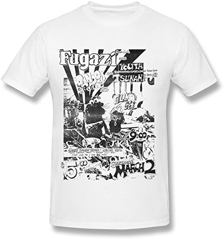 Fugazi March 2 Men's T Shirts,White
