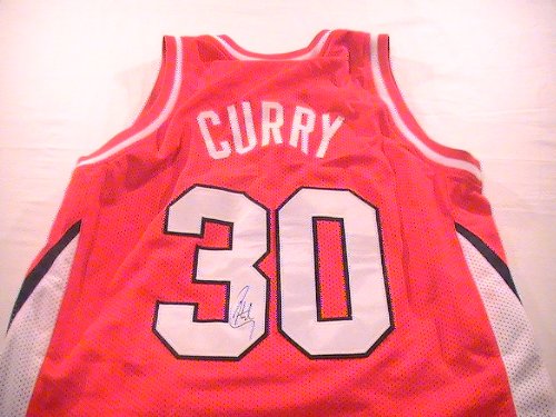 STEPHEN CURRY SIGNED AUTOGRAPHED JERSEY GOLDEN STATE WARRIORS COA + PROOF PHOTO