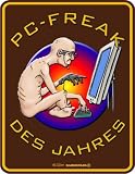 Produkt-Bild: Fun-Schilder " PC-Freak des Jahres !!! "