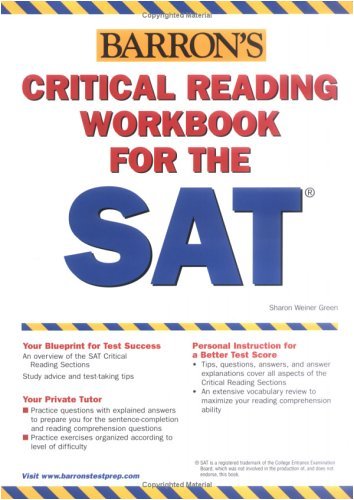 Critical Reading Workbook for the SAT
