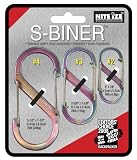 Nite Ize SB234-03-07 S-Biner Spectrum, 3-Pack