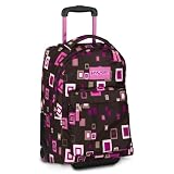  : JanSport Superbreak Wheeled Backpack (Chocolate Chip/Pink)