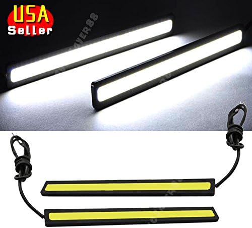 LED Lights DRL Waterproof COB White Daytime Running Fog Light Super Bright For BMW Hot 12V
